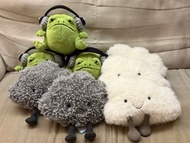 英國🇬🇧直送Jellycat 耳機Ricky青蛙/烏雲公仔/白雲公仔