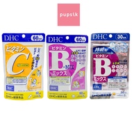 DHC Vitamin C & B (Mix/Sustained-Release) Supplements (3 Types)