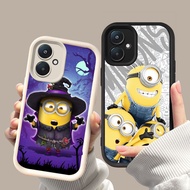 HK-9 Cute Minions Luxury shockproof Casing for Xiaomi Redmi 5 13X POCO X3 X7 F6 C71 M4 NFC Pro Plus