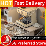 Coffee Machine Shelf Kitchen Desktop Drawer Dustproof Cup Organiser A4XI KXLH JV8T