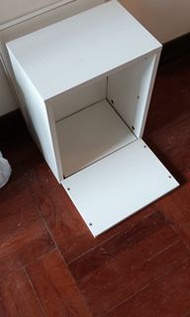 白色兩層板吊櫃 自組合