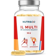 NUTRI & CO Multivitamins Multiple Minerals-Contains 25 Kinds of Vitamins and Minerals, Including Vit