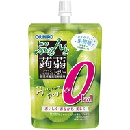 ORIHIRO Purun to Konnyaku Jelly 0kcal Shine Muscat Jelly Drink 130g x 8 bags Direct from Japan