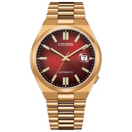 CITIZEN NJ0153-82X Mechanical Automatic Red Dial Gold Tone Stainless Steel Watch