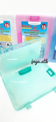 Diskon Map Plastik Dokumen File Case Hard Cover Folio Dfc-003 Plus Binder