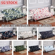 Sofa Bed Cover Armless Sofa Cover Protector 3 Seater Sofa Bed Cushion Cover Pillow Cover Slipcover SG STOCK