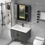 🇸🇬⚡ Vanity Cabinet Set 40/50/60/70/80CM Bathroom Cabinet Mirror Cabinet Bathroom Mirror Cabinet Toilet Cabinet Basin Cabinet Wash Basin