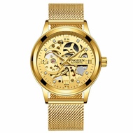 jam tangan pria mechanical automatic fngeen 6018 luxury - gold-kisi hh2