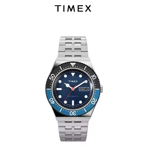 TIMEX Automatic Brand Men's Watch Luxury Leisure Multifunction Watches for Men Calendar Steel Strip 