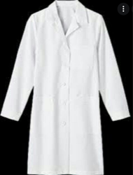 Laboratory Gown White 3/4 Sleeves