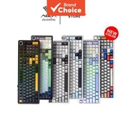 Wireless Keyboard - AULA F99Pro - Gasket Mechanical Keyboard, Thai Layout, 8000mAh Battery  Papan Ke