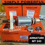 ARMATURE BUAT CUT OFF MAKTEC MT 243 MERK KDK / ANGKER MAKTEC MT243 / ARMATURE MAKTEC MT 243