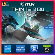 MSI Thin 15 B13UC-3605MY (i5-13420H/16GB/512GB SSD/15.6" FHD/ RTX3050 4GB GDDR6/W11/2Y) Gaming Lapto