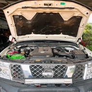 🔥โช้คฝากระโปรง หน้า Nissan navara D40 2007-2015  ตรงรุ่นไม่ต้องเจาะ ติดตั้งเองได้ ของแต่ง นาวาร่า เก