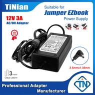 12V 3A AC/DC Adapter Laptop Charger for Jumper EZbook X3 S4 X4 3 Pro 3S S4 S5 V3 V4 6 i7S Power Supp