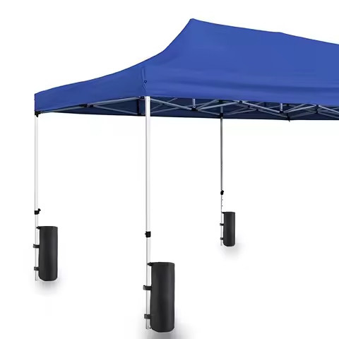 4Pcs Pavilion Sandbags Black Strong Tent Weights for Canopy Gazebo Tent Fixing Sandbags Outdoor Pavi