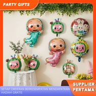 Jumbo Cocomelon Foil Balloon Round Watermelon Baby JJ Coco Melon/ Cocomelon Cartoon Baby Foil/ JJ Co