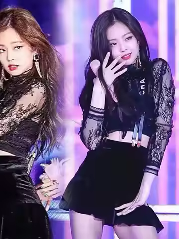Idol Tops Skirt Belt Bra Jennie Outfit Black Jazz Dance Stage Gogo Dancer Costume Kpop Rave Clothes 