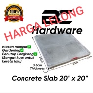 Concrete Slab Cover 20" x 20" / Penutup Longkang / Steel Concrete Inside / Konkrit Besi (Dalam Ada B