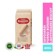 Savoiardi Forno Bonomi Ladyfingers Biscuit (Italy) 400g / Classic Lady Finger / Biskut Jari Tiramisu