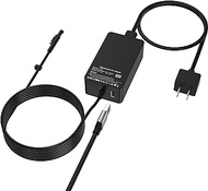 Surface Pro Charger, 65W Power Adapter for Microsoft Surface Pro 3/4/5/6/7/7+/8/9/X, Windows Surface Laptop 5, 4, 3, 2, 1 Studio, Surface Go Tablet, Surface Book 3, 2, 1, Works with 65W&amp;44W&amp;36W