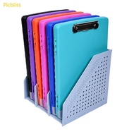 Picbliss File Storage Case with File Clipboard Waterproof File Folder Portable File Box