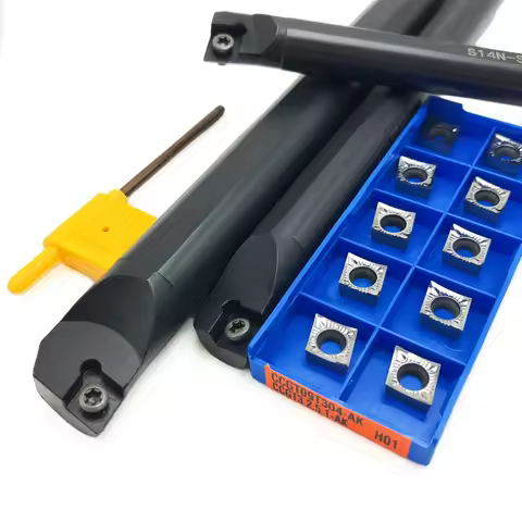 S10K S12M S16Q S20R SCLCR09 10PCS CCMT09T304 lathe cutter tool cnc Spring steel shockproof plus hard