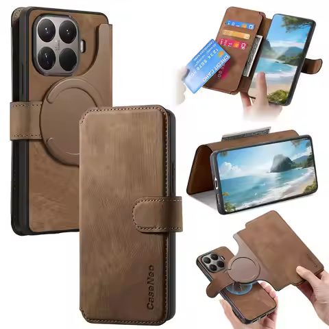 For Xiaomi 14T Pro 15T 15 5G Leather Case 2In1 Detachable RFID Book Funda Xiaomi 14 T Case Phone 14T