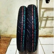 BAN SEKEN VIXION JUPITER BAN SEPASANG UKURAN 90/80 120/70 R17 TUBLES MEREK FDR SPORT NOT IRC PIRELLI