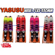 ABSORBER YASUSU #WAVE #EX5 #330MM PINK+PURPLE ORANGE+PINK #RAINBOW/PELANGI
