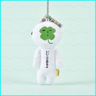HK1 Yukio Plushie Japanese Cute Ugly Doll Keychain Four Leaf Clover Long Character Stuffed Toy Bag C