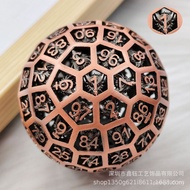 Running Group DICE Board Game 100 Giant Metal COC Big TRPG Dungeon and Dragon DICE Hollow DND Side D