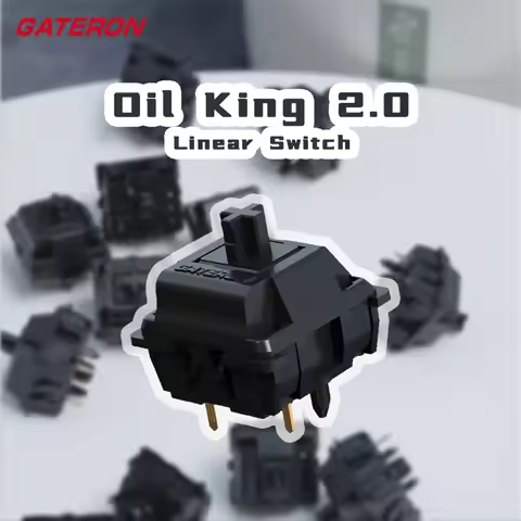 Gateron new oil king 2.0 switch 5pin Pre lubed linear switches 55gf mechanical keyboard switch acces