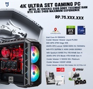 4K Ultra Set Gaming PC Intel I9 13900KS 32GB DDR5 7200MHz RAM RTX 4090