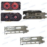 Brand new XFX/XFX RX590 580 570 480 470 Black Wolf version graphics card signal output port baffle （