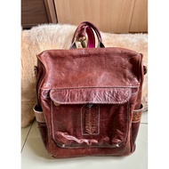 Large Backpack Genuine Leather