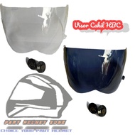 Cakil HBC Retro Visor plus Bolt Ring | HBC Helmet Glass || Classic retro HBC PNP Cakil Vigano glass