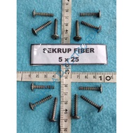 5X25 MOTORCYCLE FIBER SCREWS