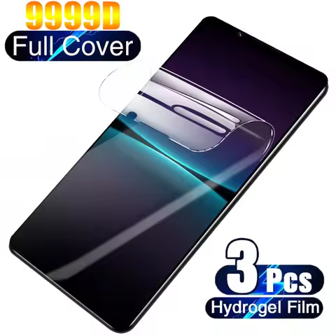 3pcs Silicone Matte Hydrogel film For Sony Xperia 10 1 5 IV III II XZ4 XZ3 XZ2 Premium XZ1 Compact F