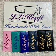 “Chope” Handmade Pocket Size Tissue Pouch Water Resistant Chope seats hawker culture Name Customisat