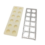 Dumpling Mold Ravioli Maker Press Ravioli Stamp Cutter Dumpling Maker Machine Reusable Multifunction