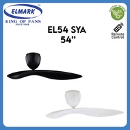 ELMARK EL54 SYA MICROFIBER BLADE BLACK/WHITE 54" INCH CEILING FAN