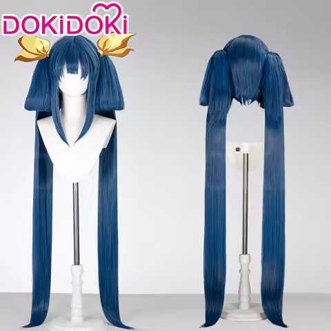 IN STOCK Dizzy Wig Game Guilty Gear DokiDoki Queen Dizzy Grove Maiden Cosplay Women Long 110cm Hair 