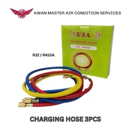 USA REFRIGERANT CHARGING HOSE FOR R32 & R410A (5FT/60”)