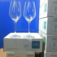 德國名牌Schott不含鉛水晶白酒杯(1對正價$320)