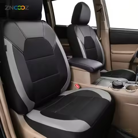 9-pcs/Set Car Seat Cover Universal PU Leather Car Seat Cushion Front Rear Seat Full Protection Seat 