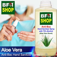 Anti Bacterial Hand Sanitizer Spray with 75% Alcohol - Aloe Vera Anti Bacterial Hand Sanitizer Spray - 1L