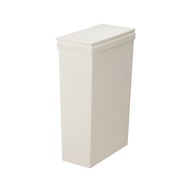 [特價]【日本RISU】SOLOW日本製窄型分類垃圾桶(附輪)-40L-多色可選-典雅白