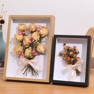 Hollow Photo Frame Wooden Photo Frame 3cm Plant Butterfly Specimen Frame DIY Preserved Flower Dried 