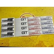 Sticker Rim Advan Racing GT【HIGH QUALITY】